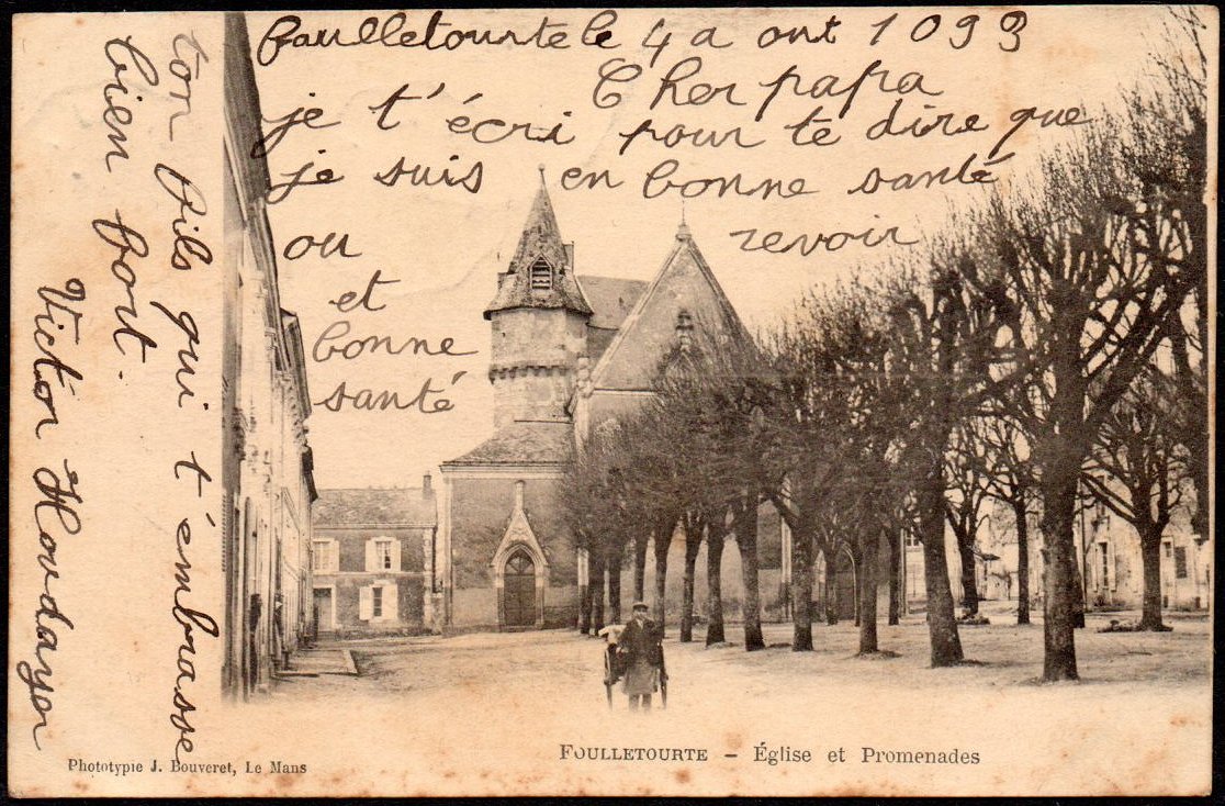 Courrier-Convoyeur-Ligne Mayet au Mans Type II, Aout 1903
